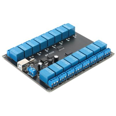 Μονάδα Ρελέ 16 Καναλιών 936V Ελεγχόμενη μέσω USB Ρελέ SPDT Μονάδα Ρελέ Πλακέτα Οπτοαπομονωμένη