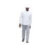 Uniqlo Solid Color Button Long Sleeve Shirt Unisex shirts White 455956-00