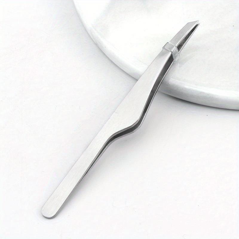 Hair Removal Tweezers Stainless Steel Eyebrow Tweezers Slant Tip Point Tip Flat Tip Cosmetic Makeup Tools