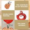Horaldaily Thanksgiving 30 Pieces Party Hanging Swirl Decorations, Turkey Pumpkin Party Hanging Swirls Streamers Ceiling Decor for Home Office