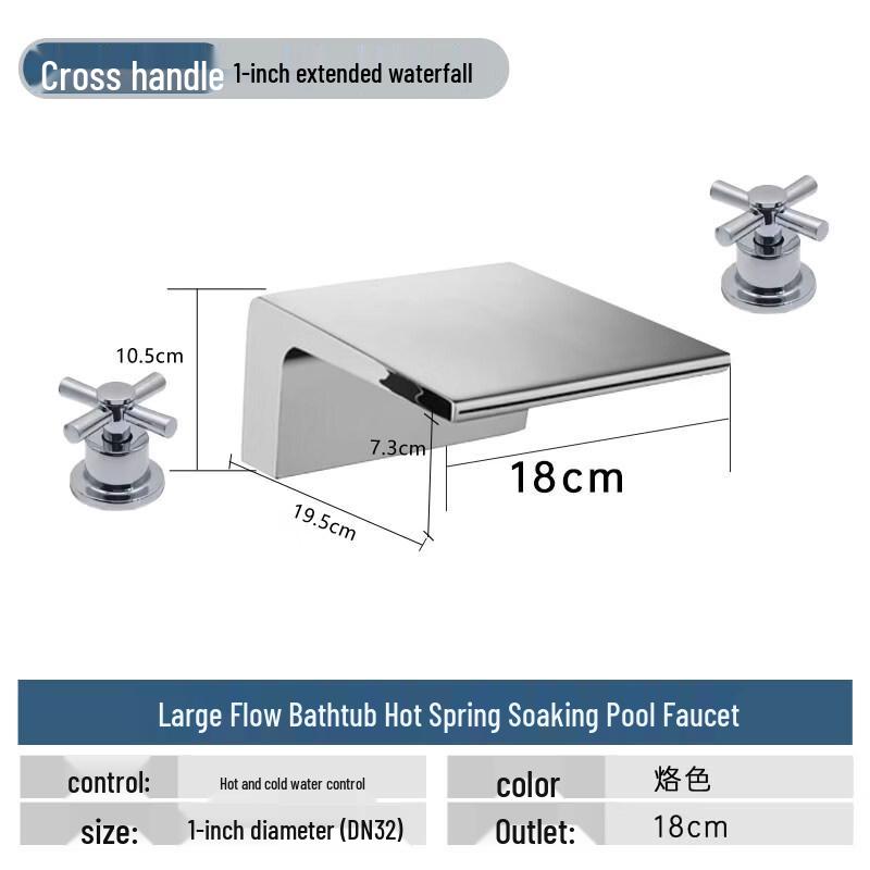 

TLXT High-Flow Concealed Bath Faucet