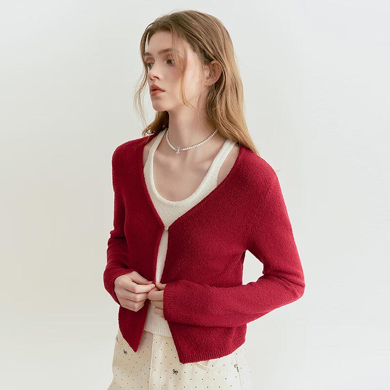 Ledin Exquisite V-Neck Knit Sweater Top