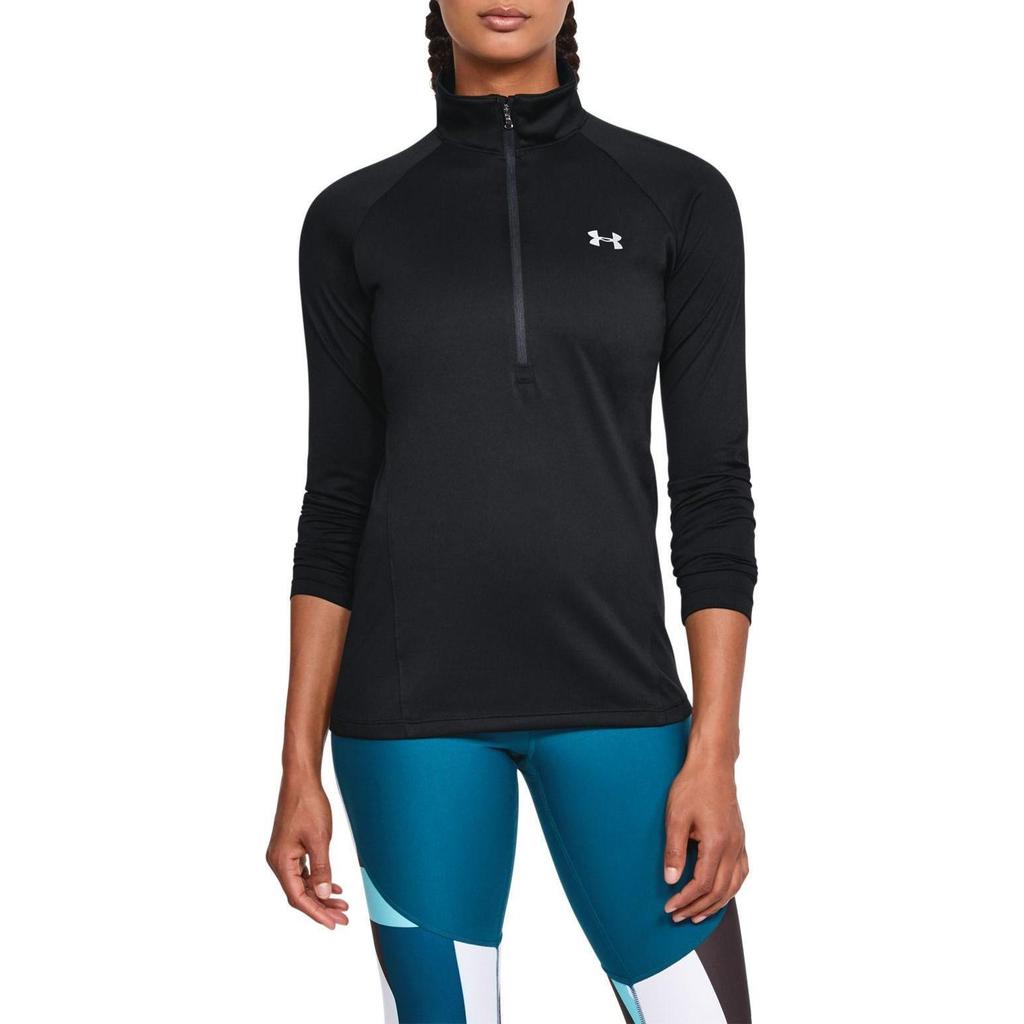 Under Armour Casual Letter Slim Fit Hoodie Women Hoodies Black 1320126-001