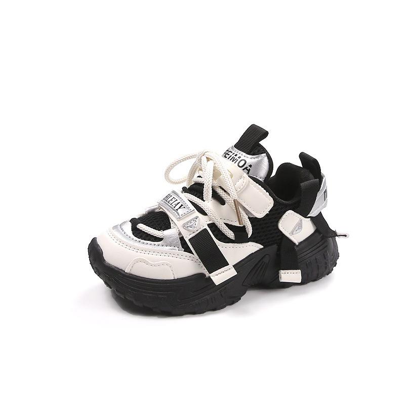 Boys and Girls Mesh Breathable Comfortable Soft Bottom and Wear Resistance Sports Shoes