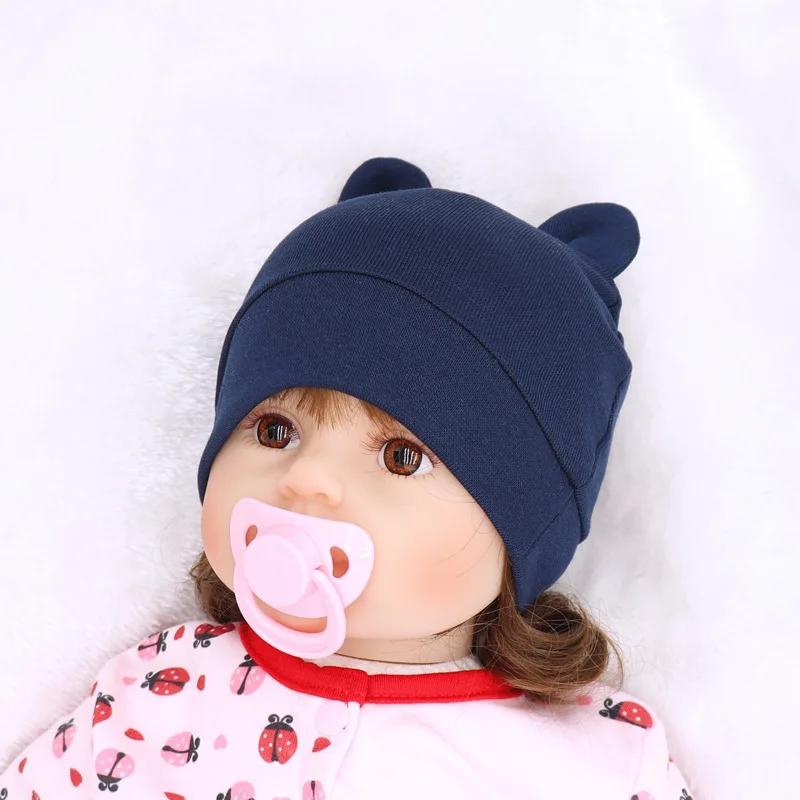 New Baby Hat For Boy Girl Fashion Ears Bonnet Cute Pography Props Hats Newborn Beanie Kids Outdoor Warm Knitted Beanie Cap