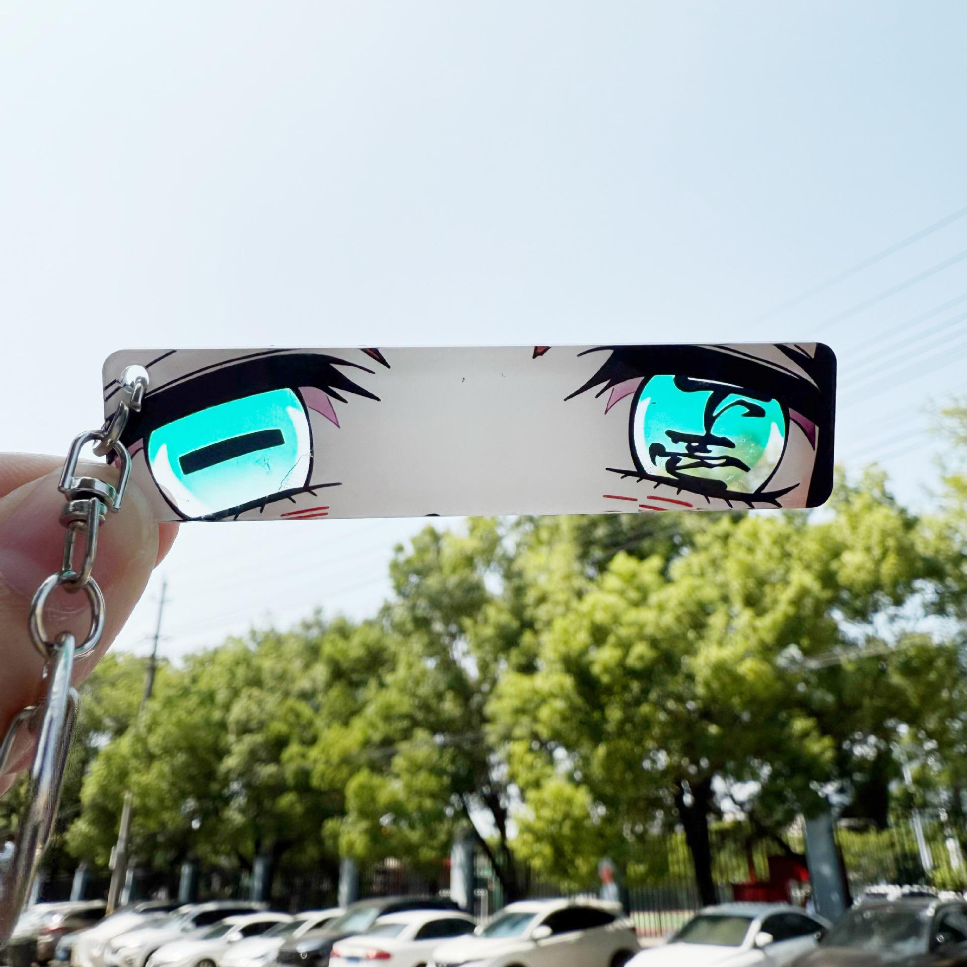 

Прозрачный акриловый брелок «Истребитель демонов»: Зеницу, Муичиро, Мицури 7.5*1.8 cm