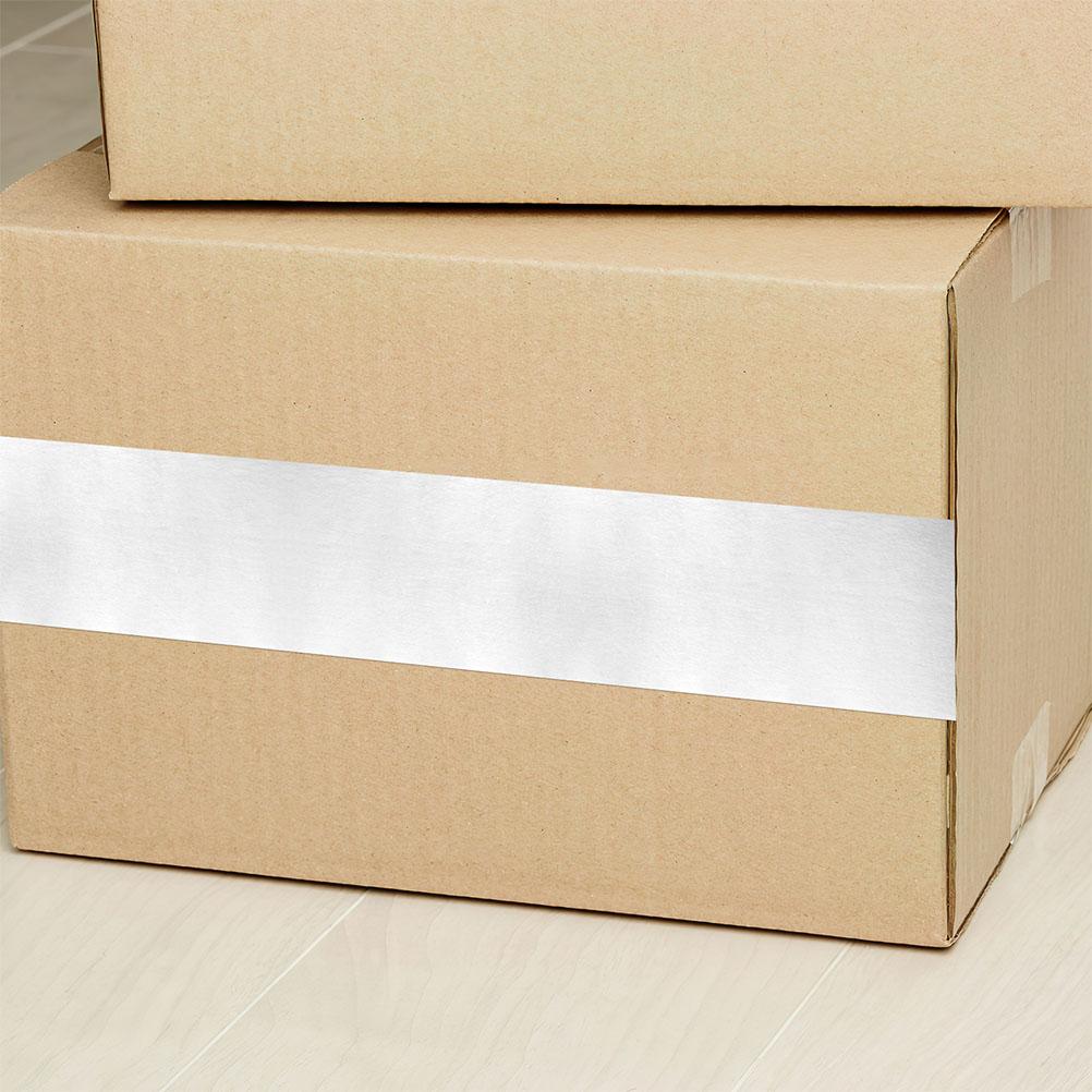 3 Rolls Writable Tape Paper Packing Flatback Flashing Heavy Duty Packaging Thick Kraft