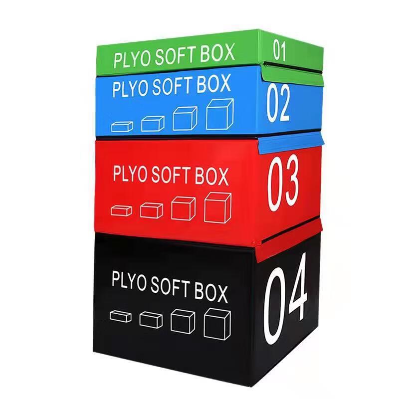 Jun Shi 4-in-1 Progressive Soft Plyo Box Set