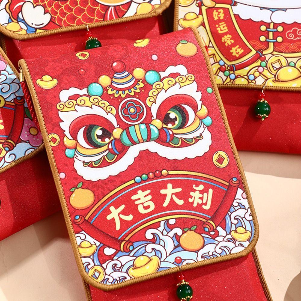 Chinese 2025 Snake Year Red Envelopes Blessing Lucky Money Pockets Money Packet  Wedding Birthday