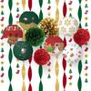 Christmas Paper Lantern Santa Christmas Tree Indoor Outdoor Garden Yard Decor