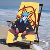 Proof Beach Towel with a Sally Face1 Pattern - Soft,absorbent,quick-drying,machine Washable - Perfect for Swimming,camping,bathing