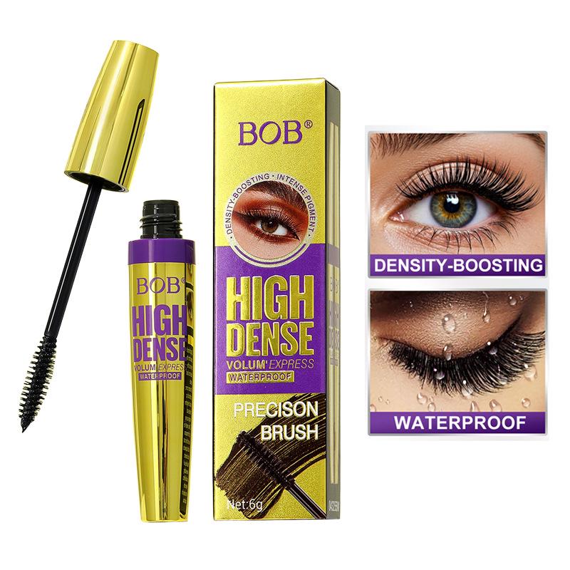 Bob Wasserdichte & Wischfeste Verlängernde und Volumisierende Mascara für Langanhaltende Schwünge & Wimpernverlängerung - Auf Lager