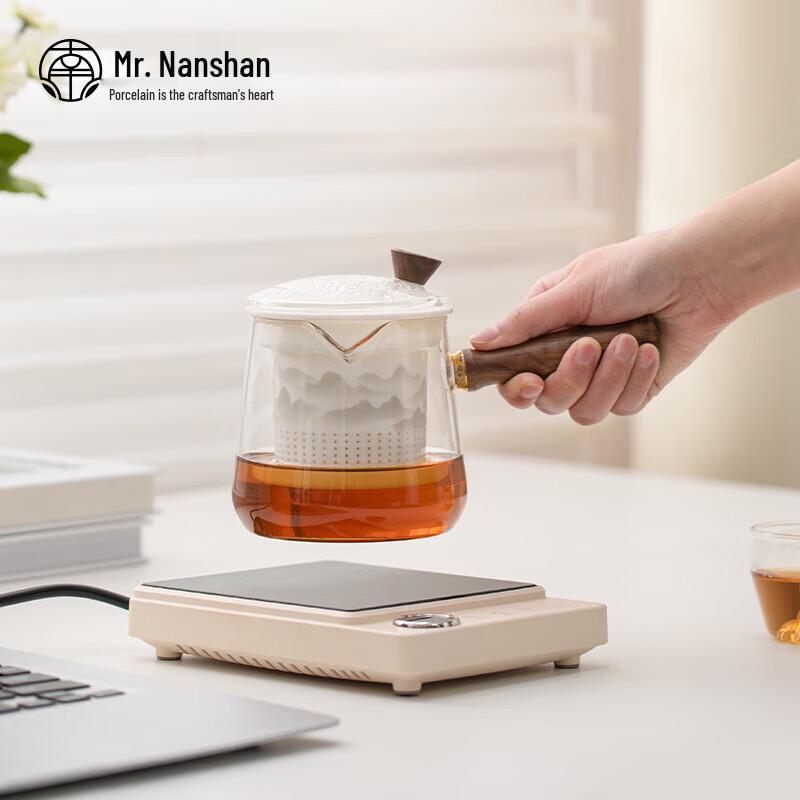 Heat-Resistant Glass Teapot with Electric Ceramic Stove