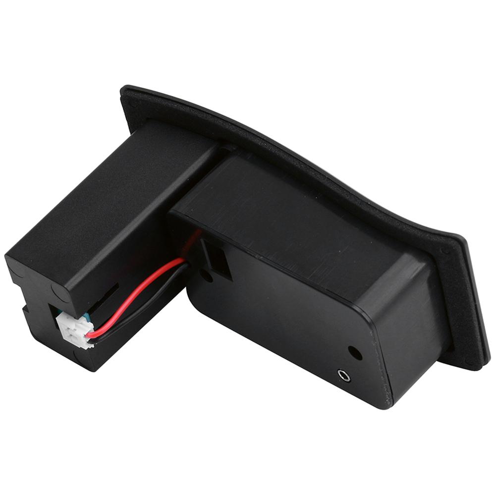 4-Band Akustikgitarren-EQ Piezo-Tonabnehmer Vorverstärker-Einheit EQ Stimmgerät Verstärker Equalizer Stimmgerät für Akustikgitarren