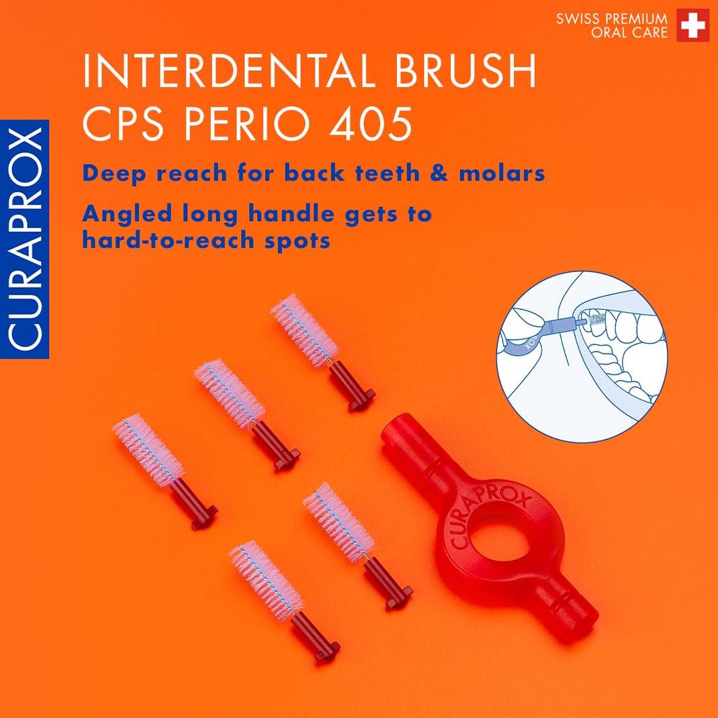 CURAPROX Interdental Brush CPS Perio Plus CPS405 Red