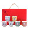 Keramik-Emaille Meistertasse Teegeschirr Kung Fu Teetasse Persönliche Verkostungstasse Mehrfarbige Emaille Teetasse