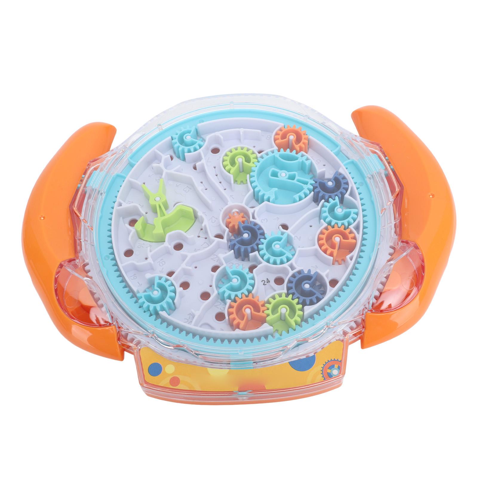 

3D лабиринт головоломка игры для детей управление шестеренкой головоломка мелкая моторика игра лабиринт головоломка игрушка синий оранжевый