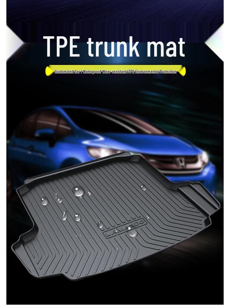 Mitsubishi Delica MiNi Trunk Mat: Eco-friendly, Odorless, Waterproof TPE Cargo Liner