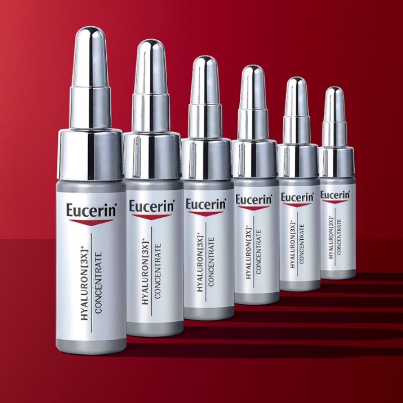 Eucerin Hyaluron 3x Eye Cream+3x Concentrate+3x Night Cream  Hyaluron 3x Night Cream 20ml+urea 5ml 2
