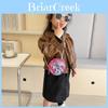 Adorable Mini Unicorn Shoulder Bag For Girls Stylish Pu Material Fashionable Accessory