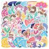 50/100 Cartoon Ocean Graffiti Stickers for Notebooks, Phones, Bottles, Waterproof Journals
