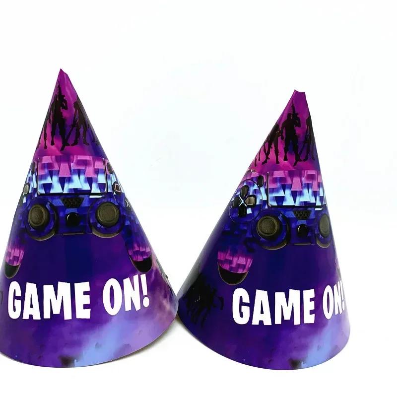 Perfect Fortnite Game Theme Party Decorations for Boys Action Figures Banner Cake Kids Birthday Party Tableware Decoration Backgrounds