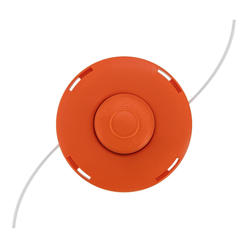 String head for a petrol brushcutter
