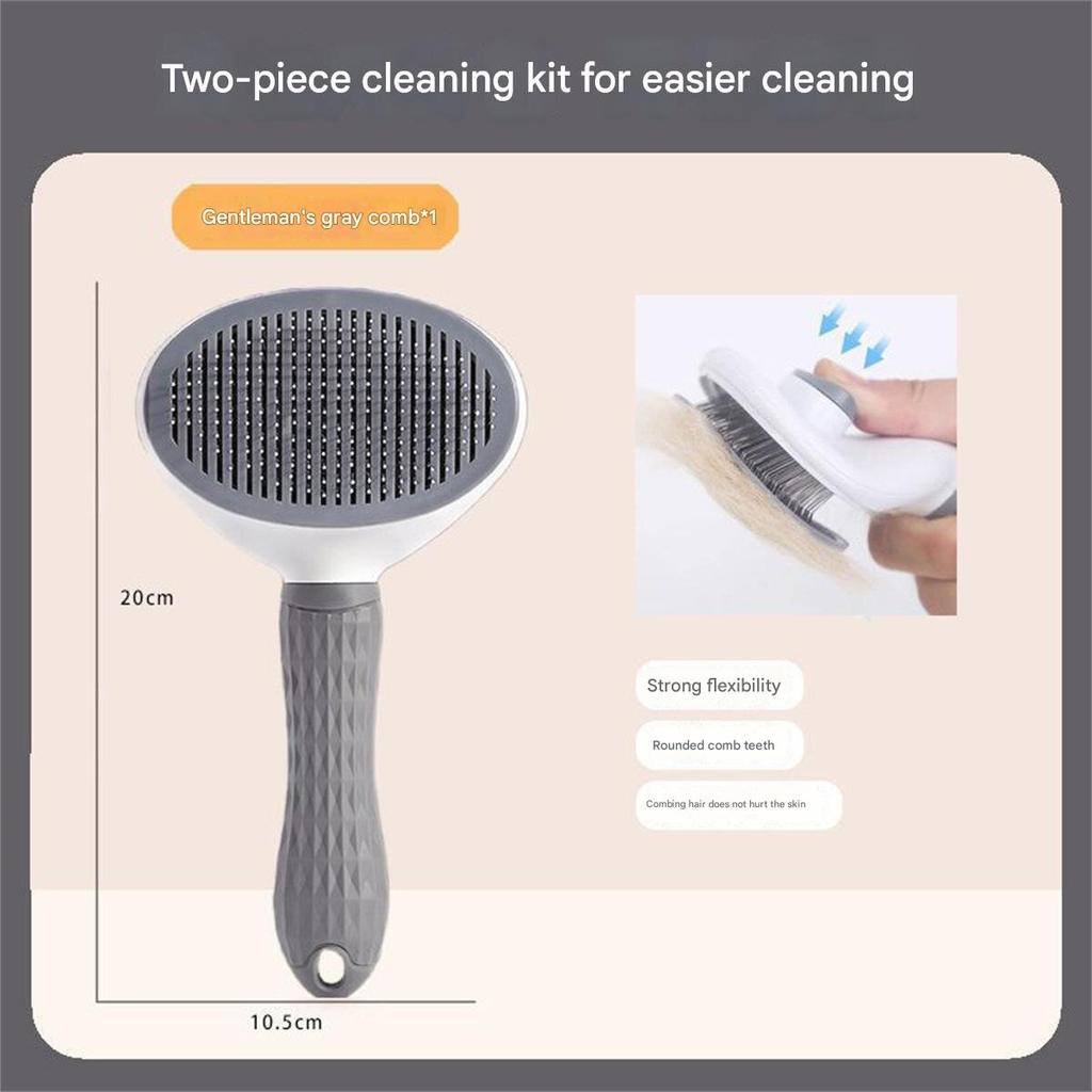 Cat and Dog Hair Removal Comb Dog Hair Cleaner To Remove Loose Hair Teddy Bichon Needle Comb Fluffy Bath Pet Supplies