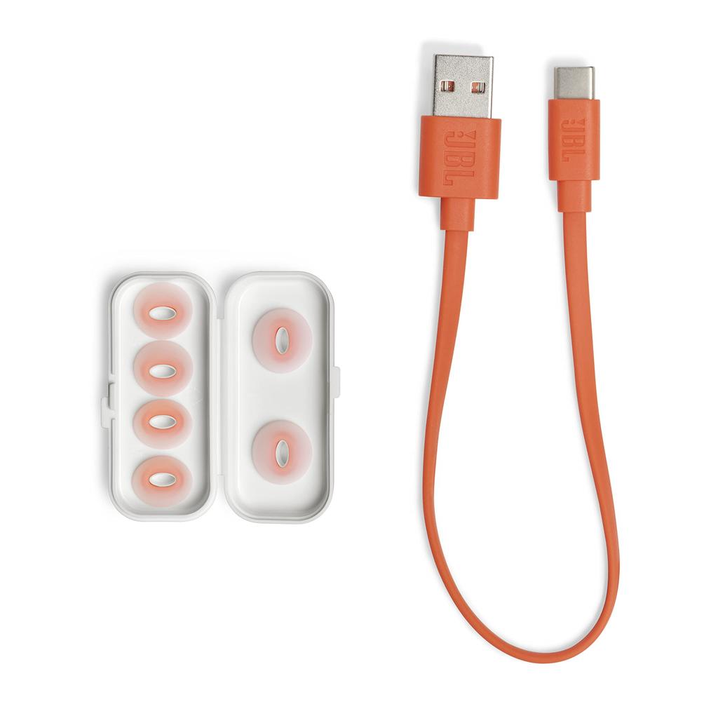 JBL TUNE FLEX GHOST Wireless Bluetooth Earbuds, 2-Way Wear, Noise Cancelling, IPX4, White (JBLTFLEXGWHT)