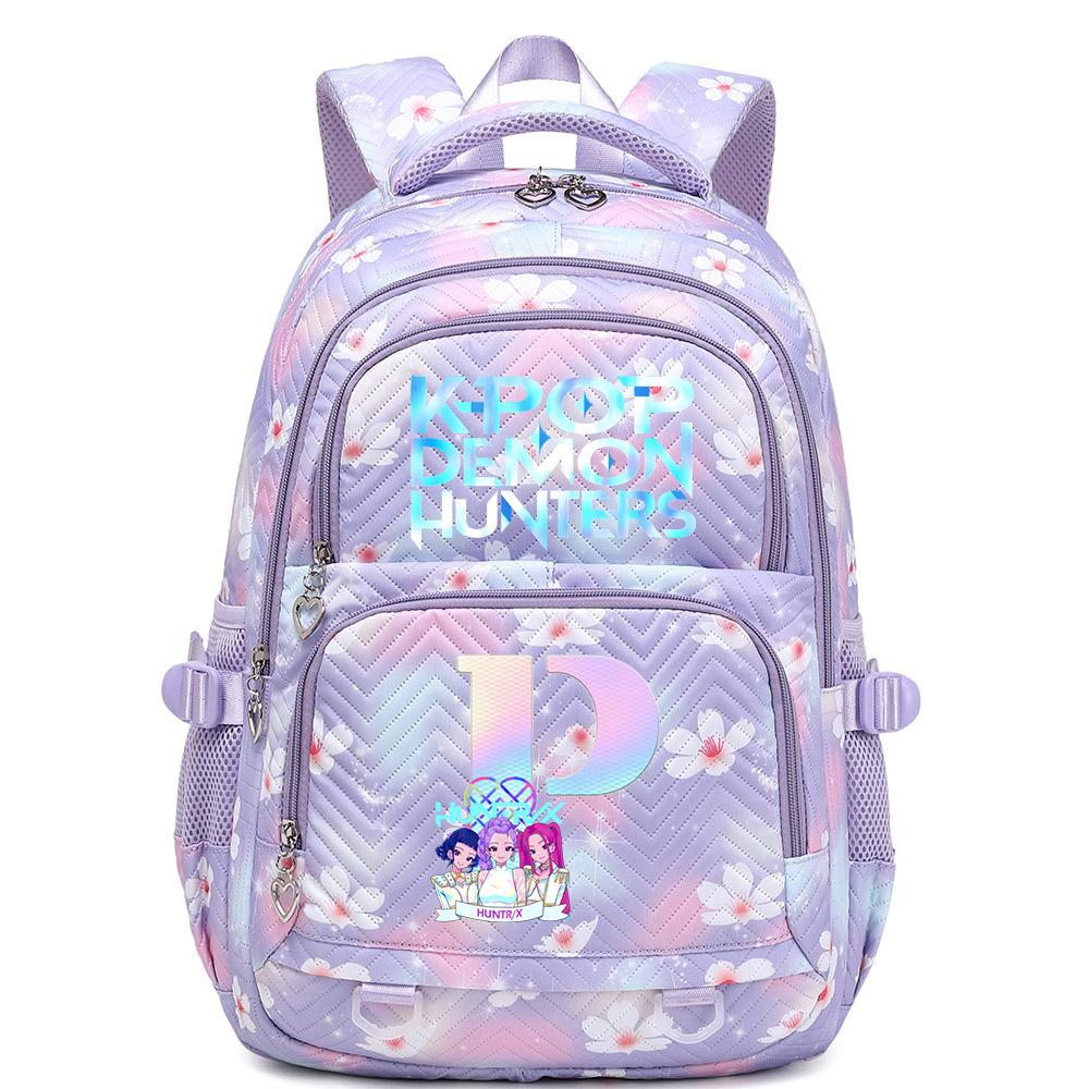 Witch Hunters KPopDemonHunters Alphabet Printed Backpack Casual Large Capacity Backpack No specifications