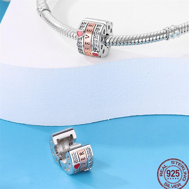 Colorful Zircon Copper Round Bead Silve Shiny Zircon Beads Suitable Fit Pan Original Bracelet Diy Jewelry Gift