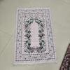 Tragbarer kleiner bunter Teppich mit Blumenmuster - Ideal für Hajj, 110x70cm