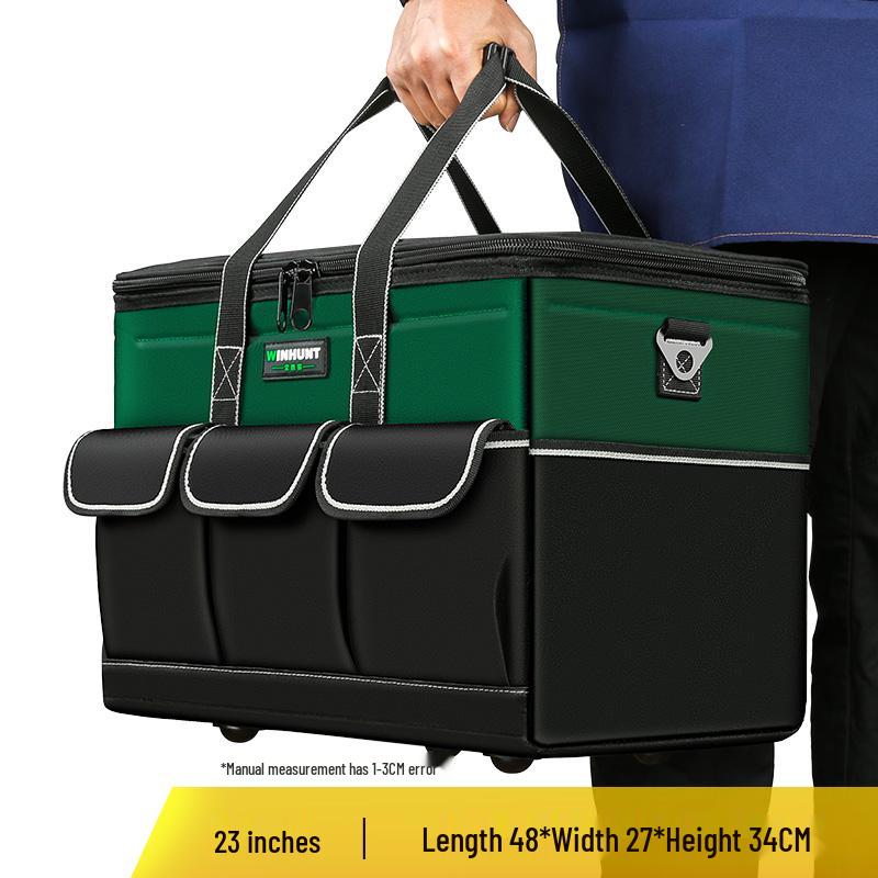 Everwinners Multifunctional Thickened Canvas Tool Bag for Electricians