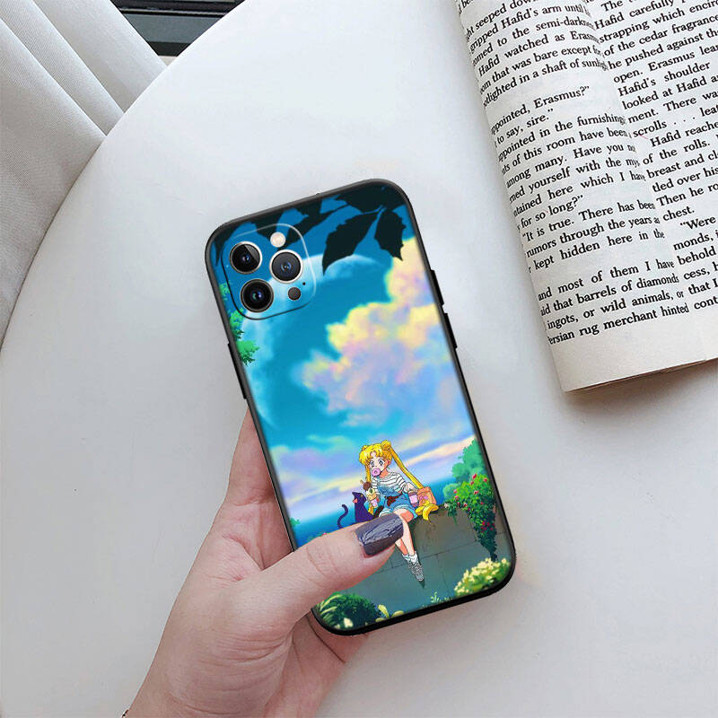 MH133 S-Sailor Moon Phone Shell for Samsung S20 S21 S22 S23 S24 FE Ultra Plus Lite S21S A55 A07 A17 F06 F16 M06 M16 M56 A36 A37 A57