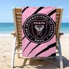Inter Mi-ami Fc Emblem Printed Beach Towel, Super Soft Microfiber, Perfect Gift Birthday, for Pool, Beach, Travel, for family and friends