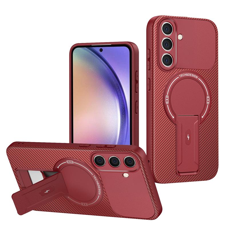 Armor Magnetic Ring For Magsafe Magnetic Wireless Charge Case For Samsung Galaxy A16 A26 A36 A56 5G A06 Bracket Cover