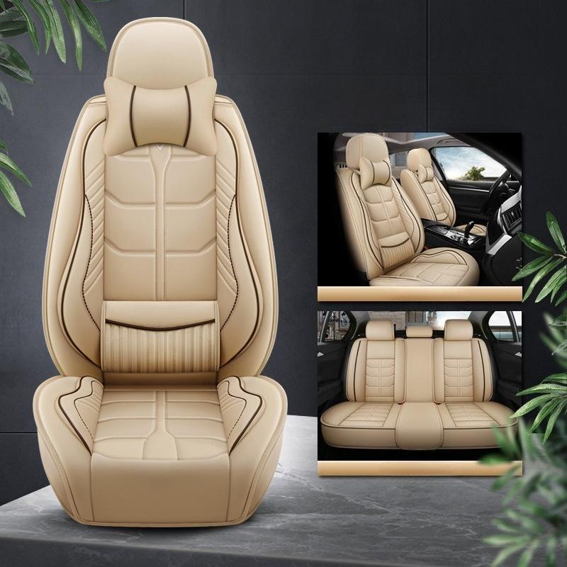 5-Seat Luxury Car Seat Cover, New, Advanced, Four Seasons, , All-Inclusive, Full Coverage, One-Piece, Breathable, Car Seat Protective Jacket