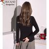 Women's Stand Collar Long Sleeve Base Layer T-Shirt