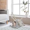 Cat Tree 40 cm Small Cat Tower with Cave, 2 Play Balls, Scratching Mat, Cat Scratching Post, Climbing Tree, for Small & Large Cats, Light Gray