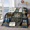 2026 New Arrivals 50Th Birthday Celebration Blanket for Men Soft Flannel, All-Season Throw with Unique Design, Machine Washable