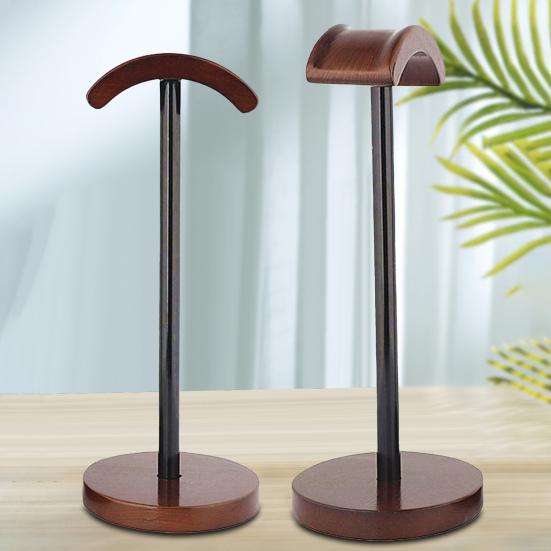 

Держатель гарнитуры Сильная несущая способность Универсальная арочная поддержка Игровые наушники Деревянная подставка для дисплея Sony для JBL для ATH