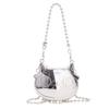 Mini Cartoon Alloy Small Bag For Girls With Cat Appearance Design And Chain Strap For Daily Use