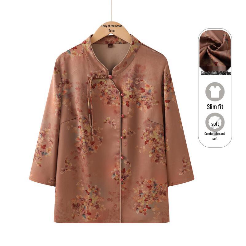 Neue Bluse im chinesischen Stil für ältere Frauen