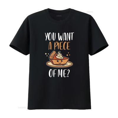 Womens You Want A Piece Of Me Pumpkin S Thanksgiving T Shirt Black 2XL Vintage Washed Unisex Homme Streetwear Stylish Graphic
