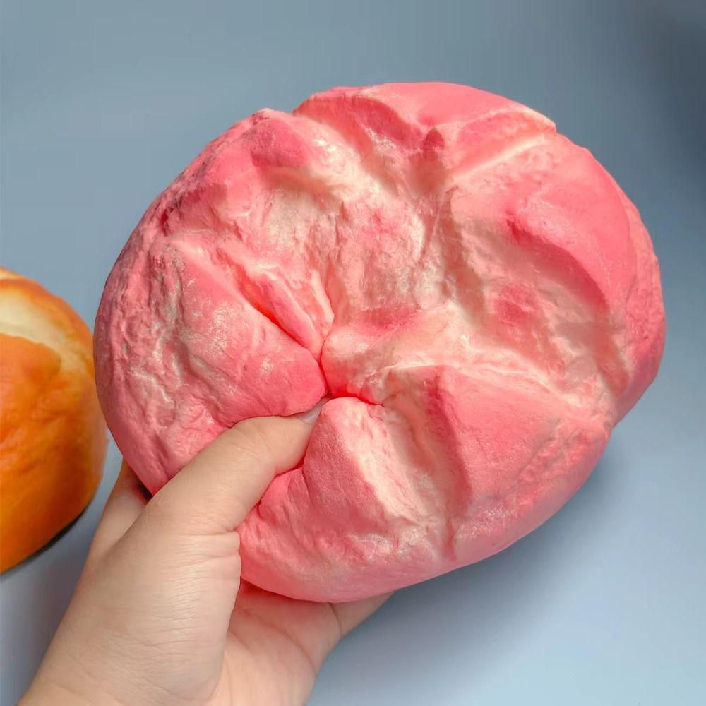 Slow Rising Bread Squeeze Toy Prank Decoration Simulated Bread Squishy Funny ASMR