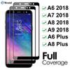 2 Bucăți Sticlă Protectoare Pe Pentru Samsung Galaxy A6 A7 A8 A9 2018 Sticlă Călită Protector de Ecran Folie Carcasă Pentru A6 Plus 2018