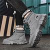 Fashion CYYTL Mens Boots Ankle Casual Shoes Leather Cowboy Combat Winter Tactical Motorcycle Chelsea Work Outdoor Hiking Designer Luxury