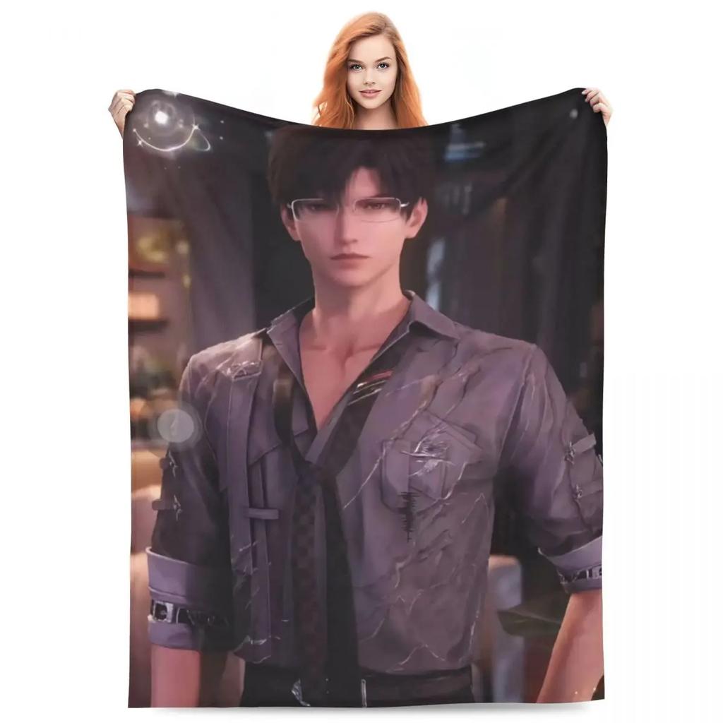 Zayne Love And Deepspace Super Warm Plush Throw Blanket for Couch Chair Bed Aesthetic Flannel Bedspread Decorative Cover