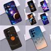 Space Solar System Planets Universe Phone Case For Samsung Galaxy S25 Ultra S9 S10 S20 S21 S22 Plus S23 FE S24 Ultra Cover Coque