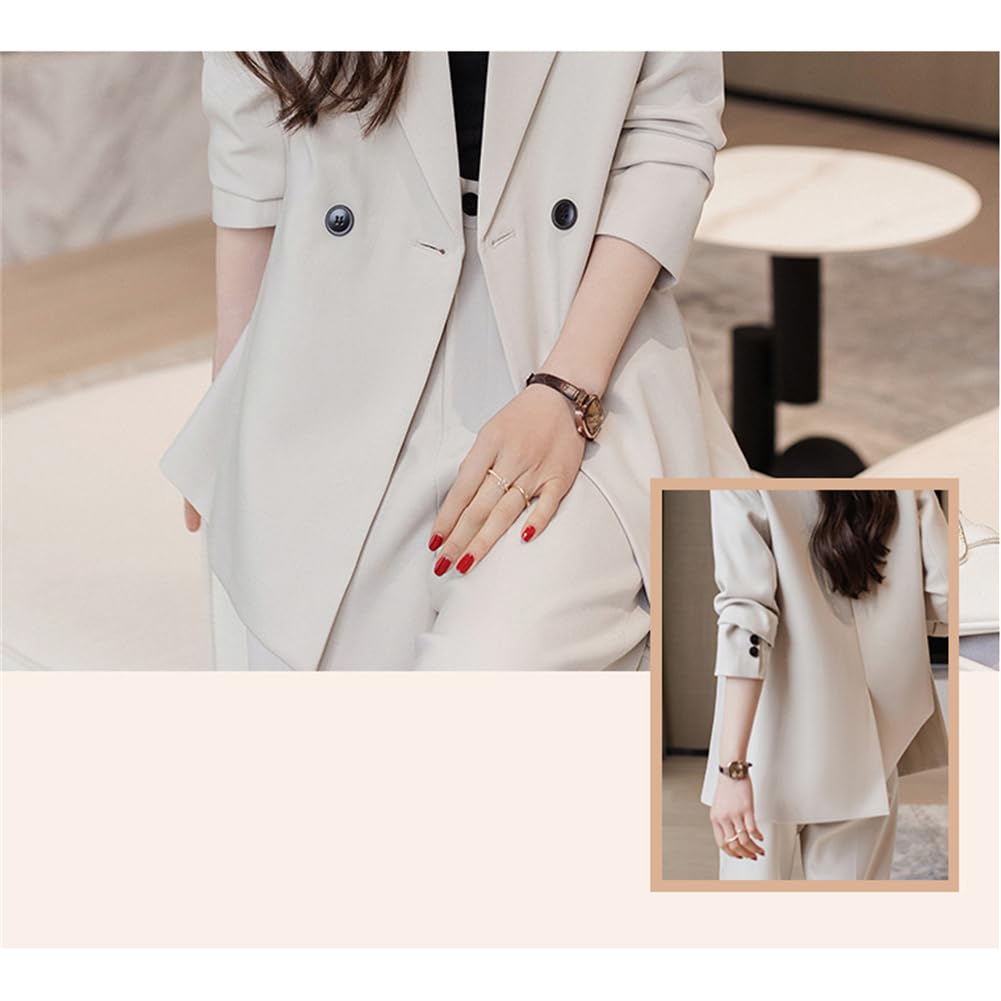 Suit Jacket Stylish Suit Formal Jacket Suit Office Casual Plus Size Office Spring Ceremony Plus Size [KOSIKINI] Women's Set, Women's Suit, Women's